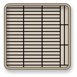 Cesta para platos FlapRack para lavavajillas