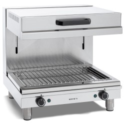 Salamandra gratinador eléctrico de techo móvil 60 cm 4,7 kW