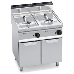 Freidora industrial eléctrica 10+10 litros con mueble Macros 700