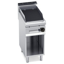 Barbacoa de piedra volcánica a gas 40 cm con mueble Macros 700