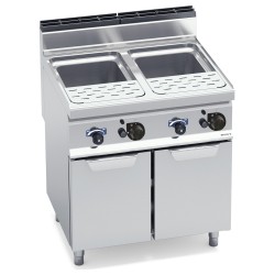 Cuece pastas a gas 2 cubas 30+30 litros Macros 700