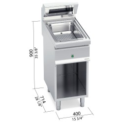 Mantenedor de fritos eléctrico con mueble Berto's Macros 700
