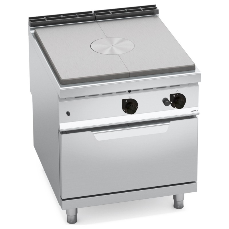 Placa radiante a gas coup de feu con horno a gas GN 2/1 Berto's Maxima 900