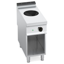 Wok de inducción industrial 5 kW sobre mueble Maxima 900