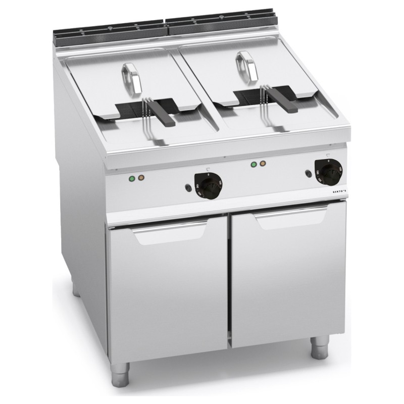 Freidora industrial eléctrica doble 22+22 litros Berto's Maxima 900