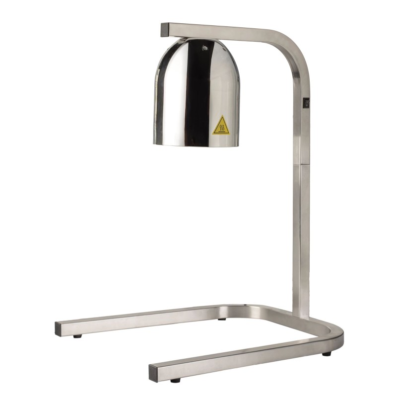 Lámpara de calor simple con soporte para GN 1/1 cromada
