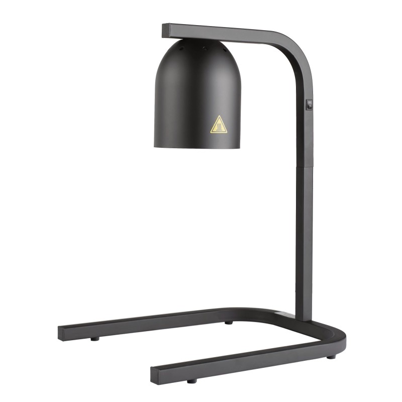 Lámpara de calor simple con soporte para GN 1/1 negra