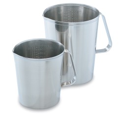 Taza medidora graduada de acero inoxidable