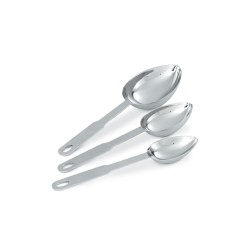 Set de 3 cucharas medidoras ovales de acero inoxidable