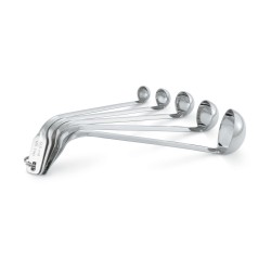 Juego de 5 cucharones medidores de acero inoxidable