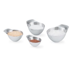 Ramekin de acero inoxidable con pico vertedor