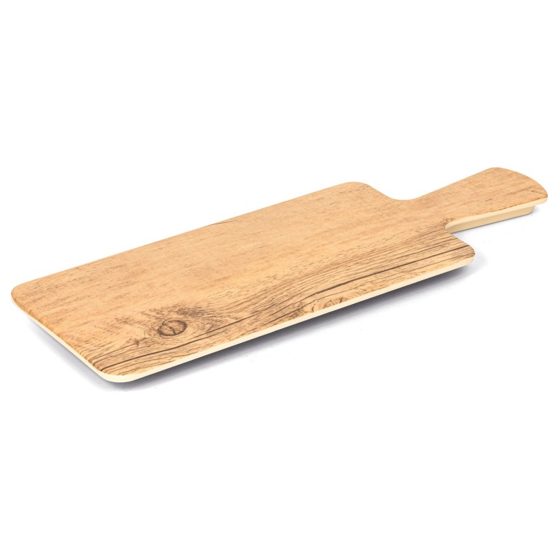 Tabla de presentación con mango de melamina Wood 42 cm