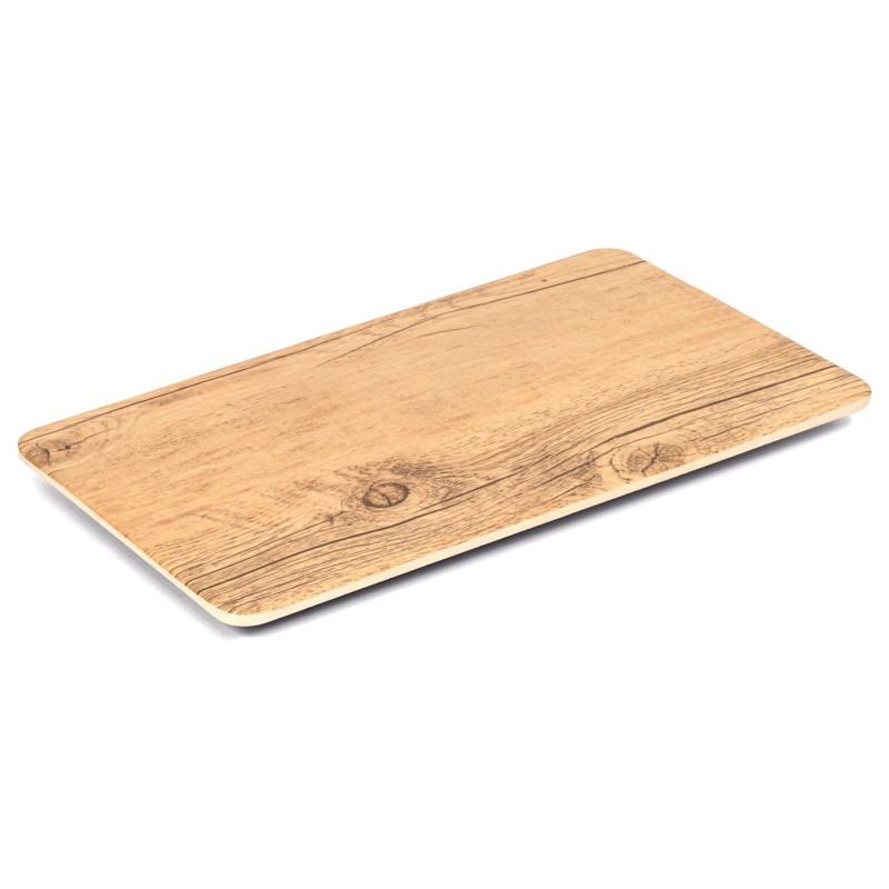 Tabla de presentación de melamina Wood 28 x 15,5 cm