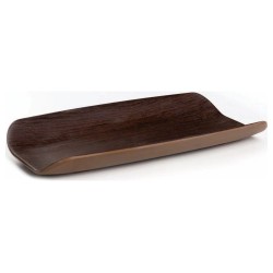 Bandeja rectangular GN de melamina Natural