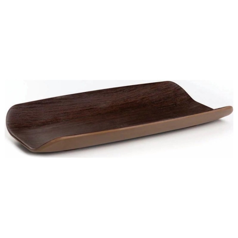 Bandeja rectangular GN de melamina Natural