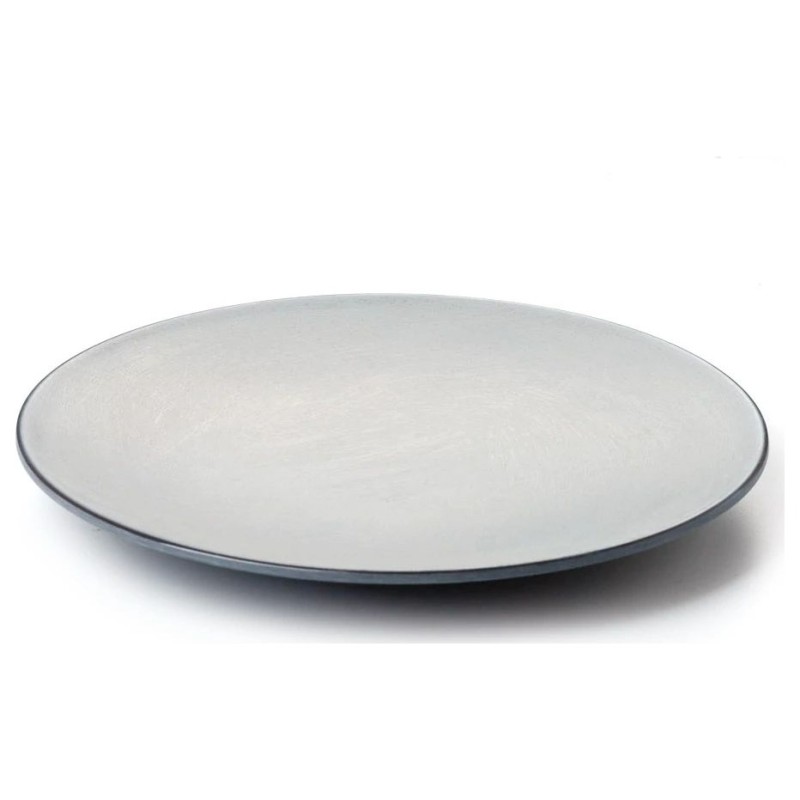 Plato llano de melamina Grey Soul