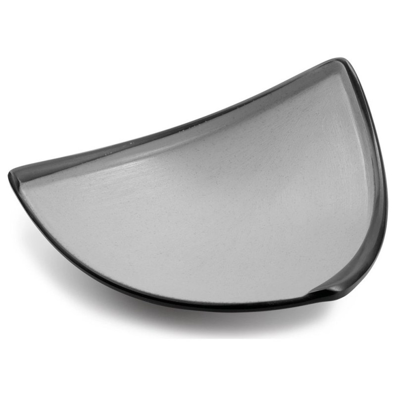 Plato triangular de melamina Grey Soul