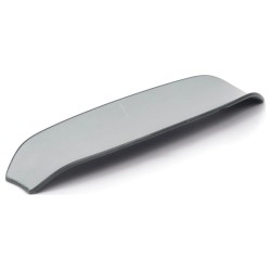 Plato rectangular alargado de melamina Grey Soul