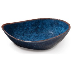 Plato hondo irregular de melamina Water