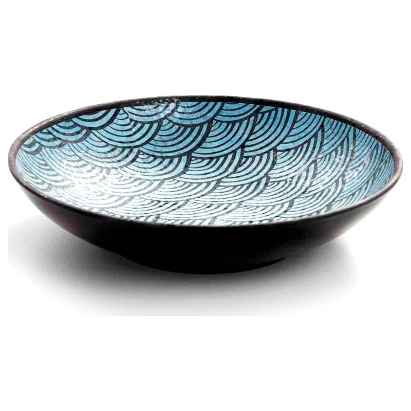 Plato hondo de melamina Ocean 22,5 cm