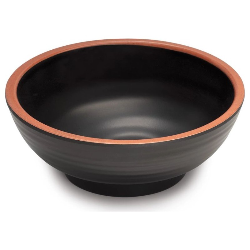 Bol cónico de melamina Terracota