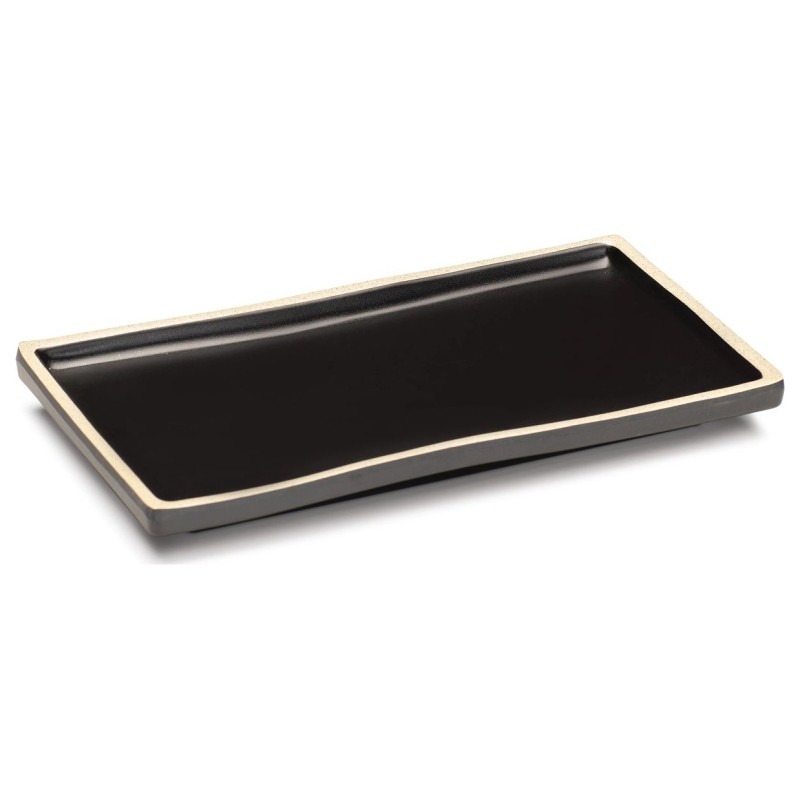 Bandeja rectangular de melamina Terracota