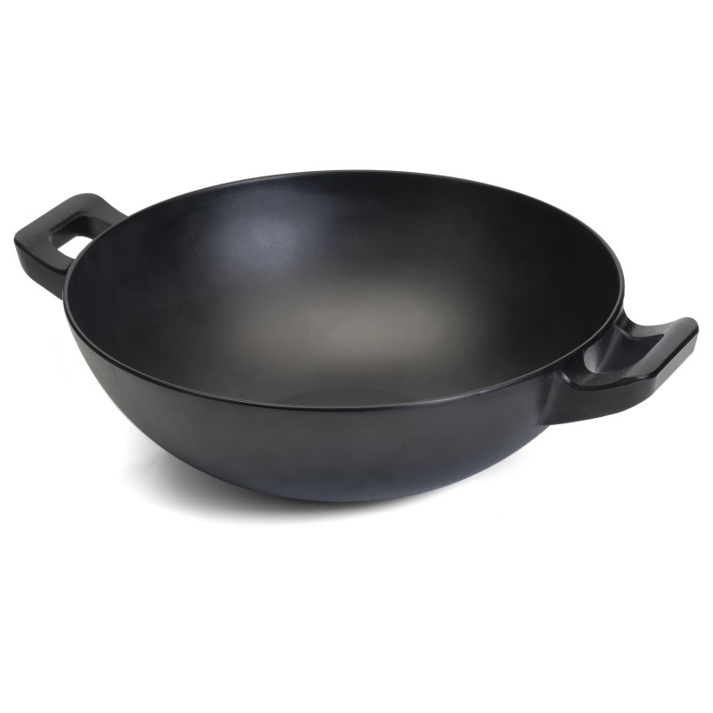 Wok negro de melamina Terracota 30 cm