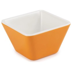 Bol cuadrado bicolor de melamina Cool Line