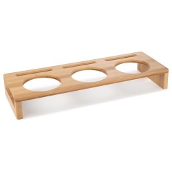 Base de madera para 3 mini cacerolas Cool Line