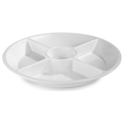 Bandeja de 5 compartimentos de melamina Sharing