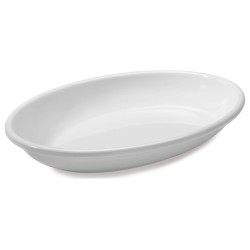 Fuente ovalada honda de melamina Venus 50 x 36 cm