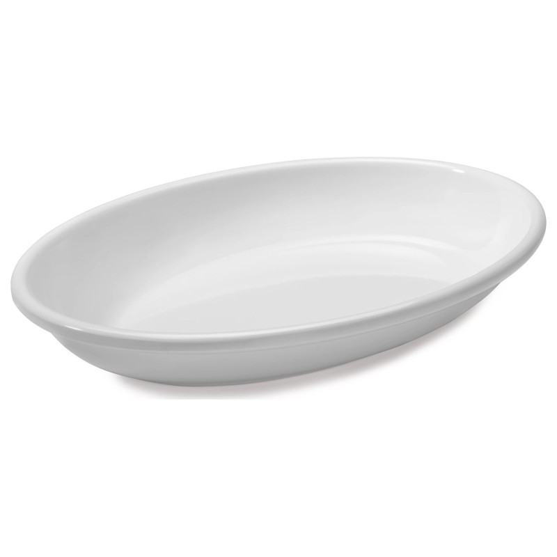 Fuente ovalada honda de melamina Venus 50 x 36 cm