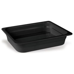 Cubeta GN 1/2 de melamina negra Classic Black