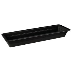 Cubeta GN 2/4 de melamina negra Classic Black