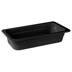 Cubeta GN 1/3 de melamina negra Classic Black