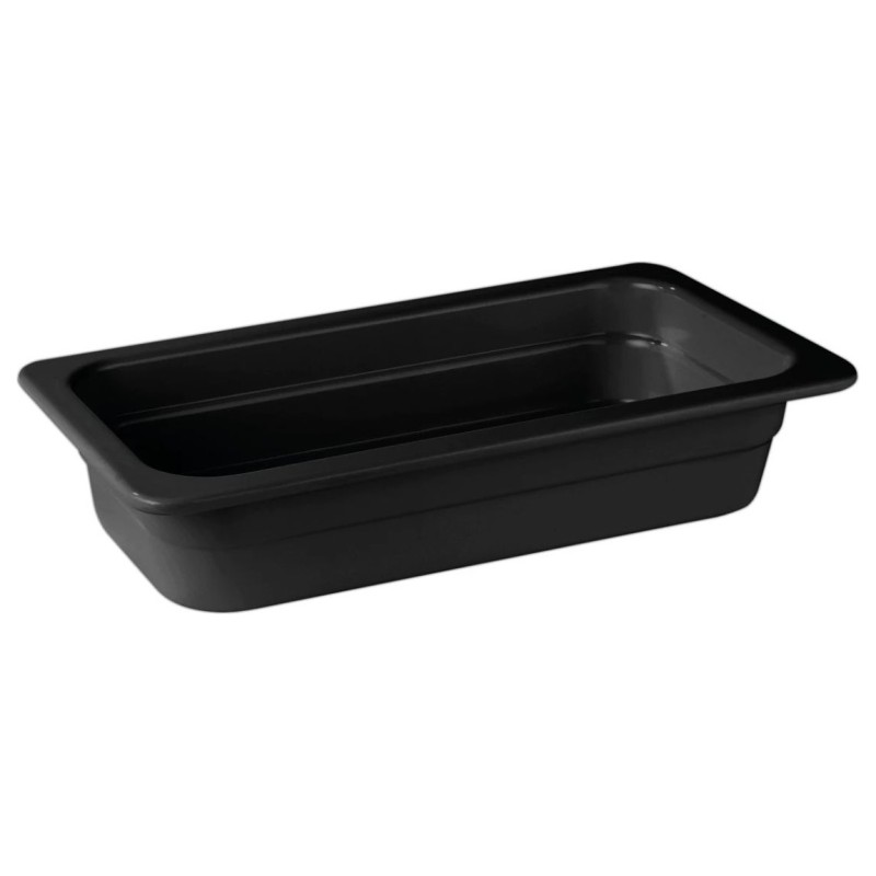 Cubeta GN 1/3 de melamina negra Classic Black