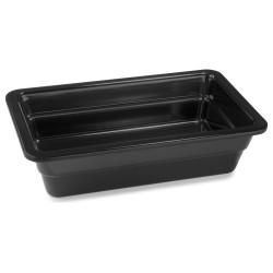 Cubeta GN 1/4 de melamina negra Classic Black