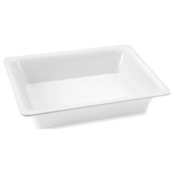 Cubeta GN 1/2 de melamina blanca Slim