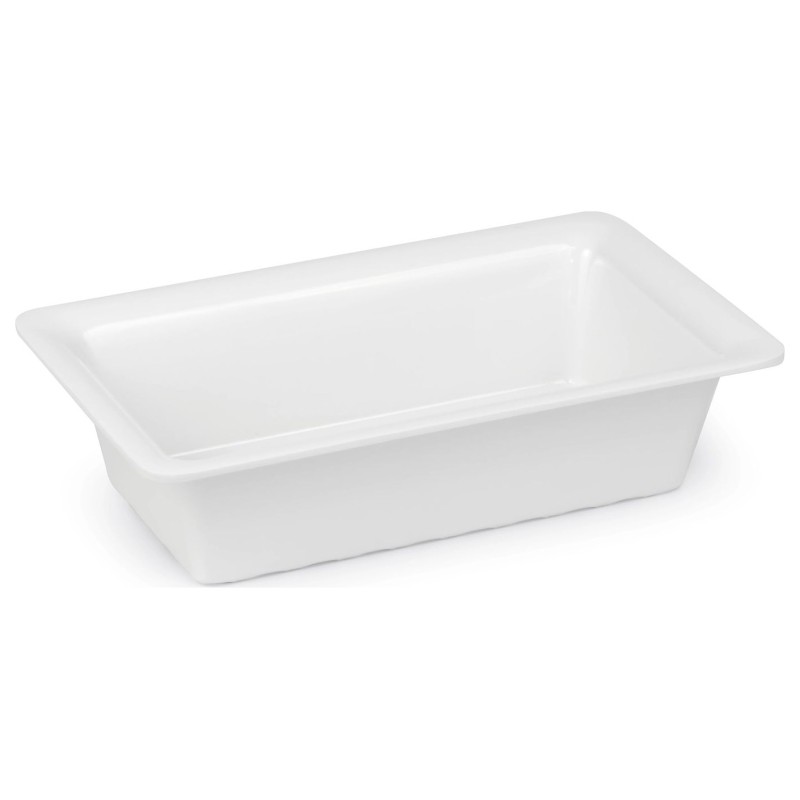 Cubeta GN 1/4 de melamina blanca Slim
