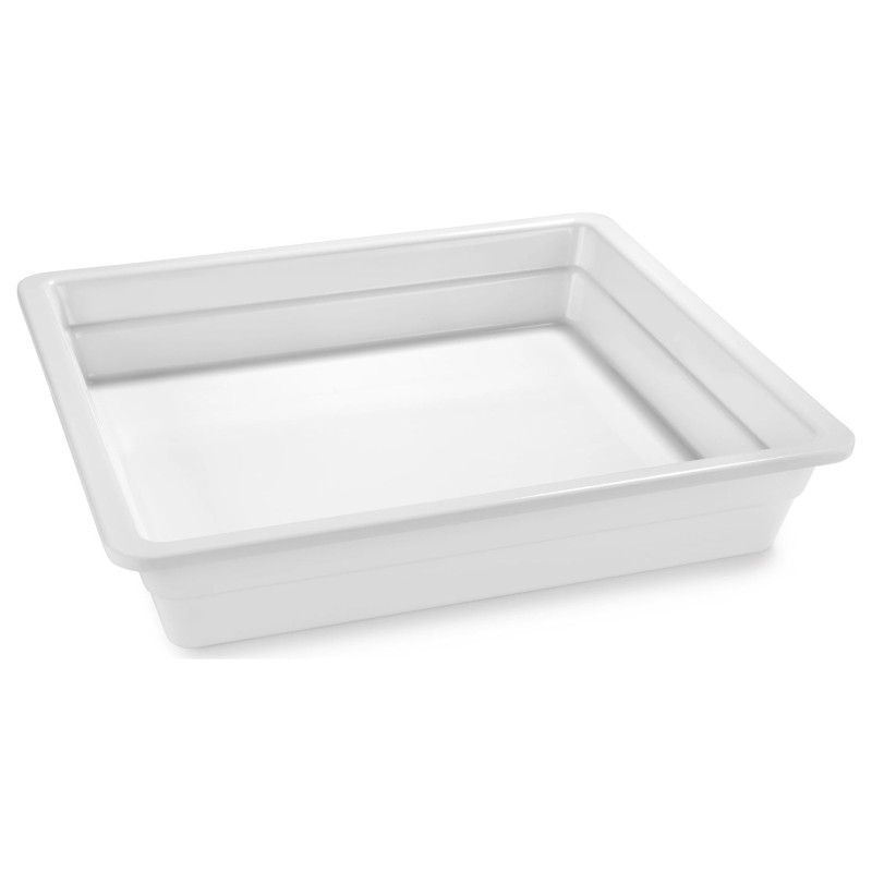 Cubeta GN 2/3 de melamina blanca Classic White