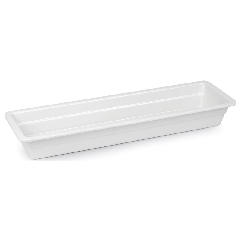 Cubeta GN 2/4 de melamina blanca Classic White