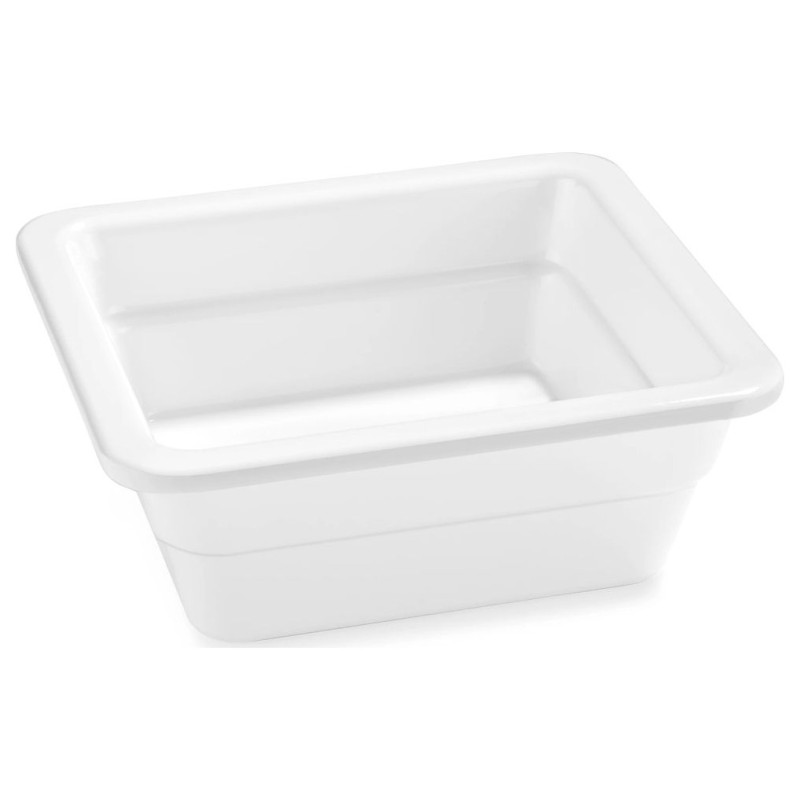 Cubeta GN 1/6 de melamina blanca Classic White