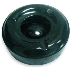 Cenicero antiviento con tapa de melamina negra
