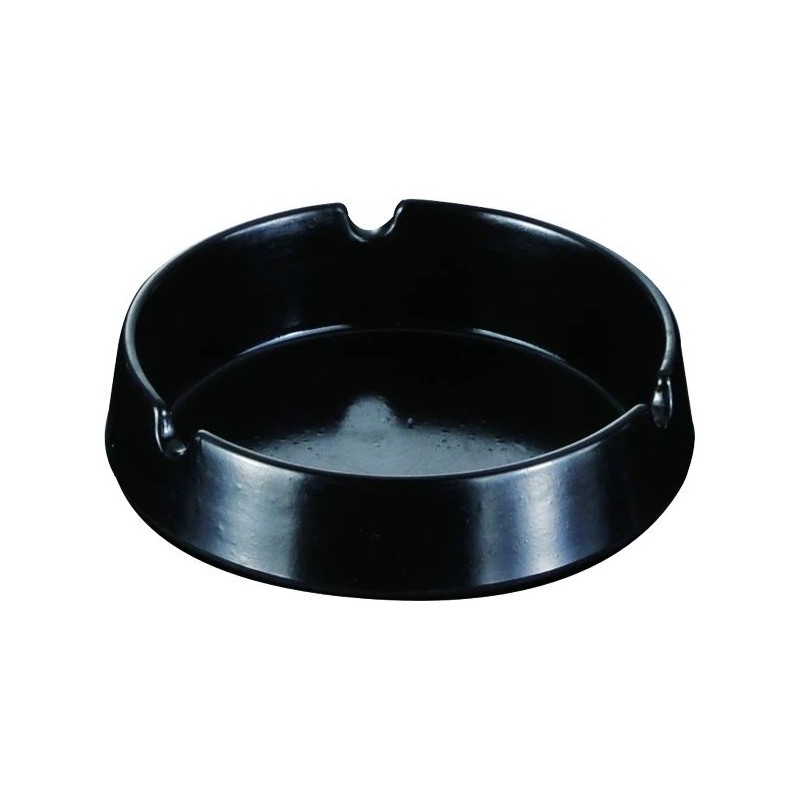 Cenicero cónico de melamina negra