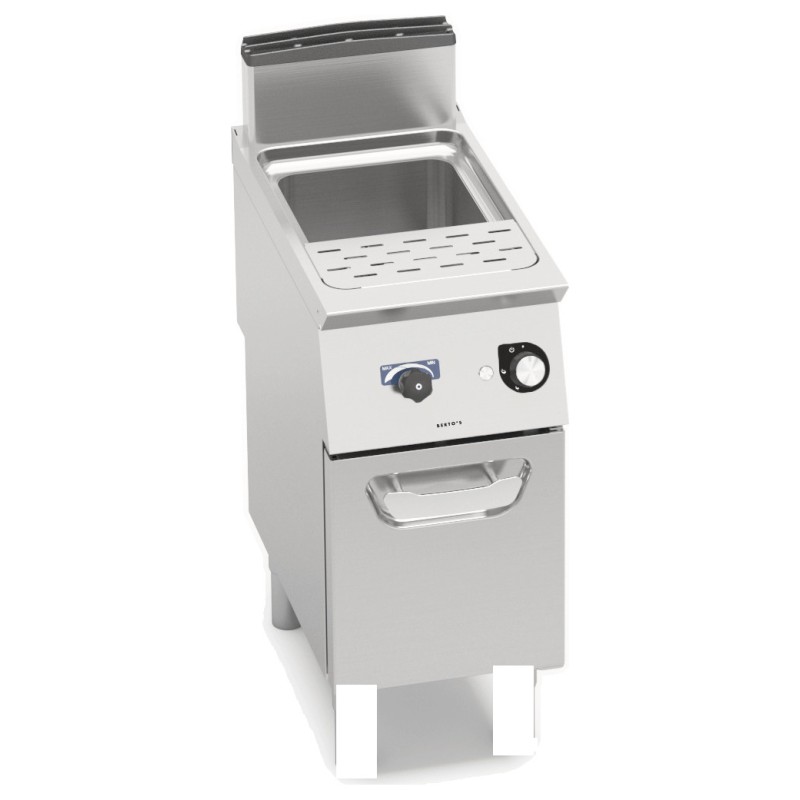 Cuece pastas a gas industrial 30 litros con mueble Berto's S700