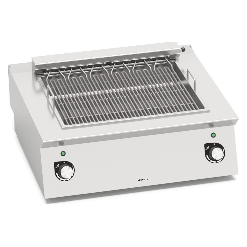 Parrilla eléctrica industrial 800 de sobremesa Berto's S700
