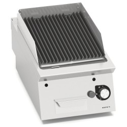 Barbacoa de piedra volcánica a gas 400 de sobremesa Berto's S700