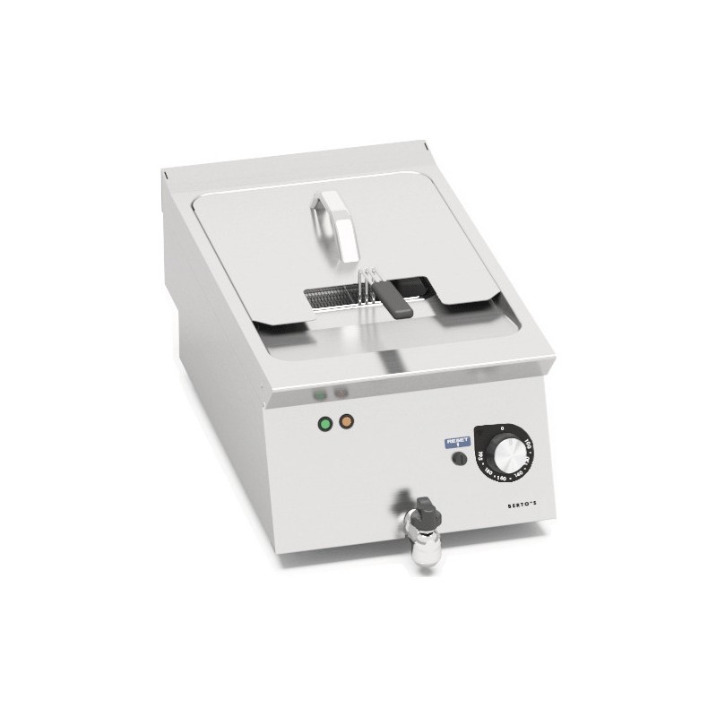 Freidora industrial eléctrica 10 litros de sobremesa Berto's S700