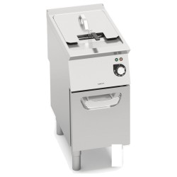 Freidora industrial eléctrica 18 litros 18 kW con mueble Berto's S700
