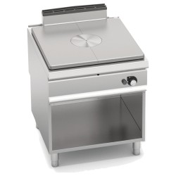 Placa radiante a gas coup de feu sobre mueble Berto's S900